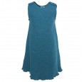 Eco Wool Crepe Dress Mimi for girls, emerald | Reiff