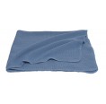 Baby blanket organic merino wool - light blue | Reiff