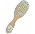 Wooden Baby Brush with Soft Goats Hair Bristles
