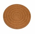 Natural cork table mat, round 19 cm | Biodora