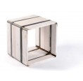 Upcycled wooden shelf MOVEO. CASA 40.40 white | reditum
