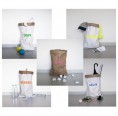 Storage Paper Bags 5-part made of recycled paper | kolor