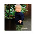 Organic Wool Striped Baby Leggings | Reiff