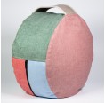 Eco Meditation Cushion Summer - Organic Linen & Organic Spelt Hulls » nahtur-design