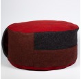 Eco Yoga Cushion Red with Organic Spelt Hulls » nahtur-design