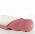 Linen Neck Roll Pillow with Organic Wool Beads Fill – Rose