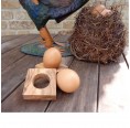 Egg Holder "Troué" made of Olive Wood | Olivenholz erleben
