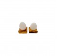Durable Egg Holder Siena - Olive Wood set of 2 » D.O.M.
