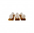 Durable Egg Holder Siena - Olive Wood set of 6 » D.O.M.