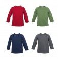 Plain Kids long-sleeved Shirt, organic merino wool & silk | Reiff