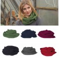 Women Round Scarves, eco wool & silk winter circle scarf | Reiff