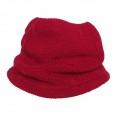 Children circle scarf, burgundy red, organic wool & silk | Reiff