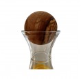 Olive Wood Lid "Ball" for Carafes & Glasses » D.O.M.