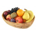 D.O.M. Olive Wood Fruit Bowl oval 32 cm | Olivenholz erleben