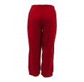 6/8 Wide-Leg Linen Trousers red, elastic waistband | bloomers
