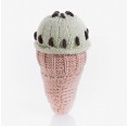 Eco Baby Toy: Pistachio Ice Cream Rattle | Pebble