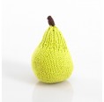 Pear-shaped Food Rattle made of Cotton | Pebble