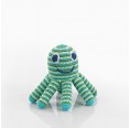 Handmade Baby Rattle Octopus of Cotton | Pebble
