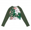 Hawaii-inspired recycled longsleeved Crop Top with SPF 50+ » earlyfish