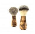 D.O.M. Luxury Shaving Brush Sir George Olive Wood Handle