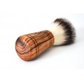 VEGAN Shaving Brush Sir George Olive Wood Handle » D.O.M.