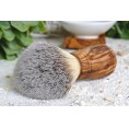 D.O.M. Shaving Brush Sir George VEGAN Olive Wood Handle