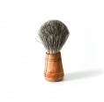 D.O.M. badger hair shaving brush, olive wood handle