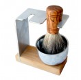 D.O.M. Eco-friendly Stand for Wet Razor & Shaving Brush SYLT incl. Shaving Mug