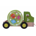 Wooden recycling lorry educational toy | EverEarth