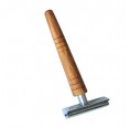 Reusable Wet Razor CLASSIC with olive wood handle » D.O.M.