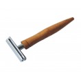 Safety Razor Zugspitze with olive wood handle | D.O.M.