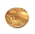 Pizza Plate Olive Wood Dining Plate, round | D.O.M. 