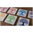 Tree of Live Coasters in Travertine » Living Designs