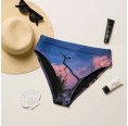 Mix & Match Recycled High Waist Bikini Briefs Pink Sundown » earlyfish