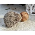Badger Hair Brush with Olive Wood Handle "Rondo" | D.O.M.