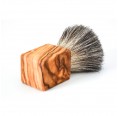 Badger Hair Brush with Olive Wood Handle "Cubus" | D.O.M. 