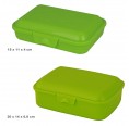 Greenline lunchbox with snap lock made of bioplastic | Gies