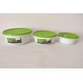 Gies Greenline round Food Storage 3 Container Set