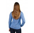 Women Pullover from Baby Alpaca wool, light blue | AlpacaOnre