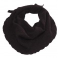 Crepe Scarf for Women, organic wool, anthracite | Reiff