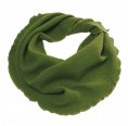 Crepe Scarf for Women, organic wool, apple green | Reiff