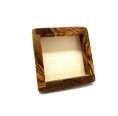 Wood grain picture frame 8x8 cm with customised engraving » D.O.M.