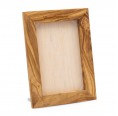 olive wood picture frame 15x10 cm with customised engraving » D.O.M.