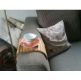 Flexible sofa arm tray made from olive wood » Olivenholz erleben