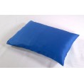 Organic Cotton Satin Cobalt Blue Pillowcase for Neck Pillow 25x40 cm by speltex