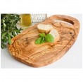 Olive Wood Cutting Board with Handle & Juice Groove » D.O.M.