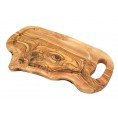 Natural Olive Wood Chopping Board with Handle & Juice Groove » D.O.M.