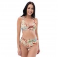 High Waist Bikini with floral graphic made from rPET » earlyfish