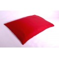 Organic Cotton Pillowcase 35x50 cm, Cherry Red for speltex travelling pillow
