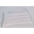 Organic Cotton Pillowcase 35x50 cm, White Stripe Satin for speltex travelling pillow